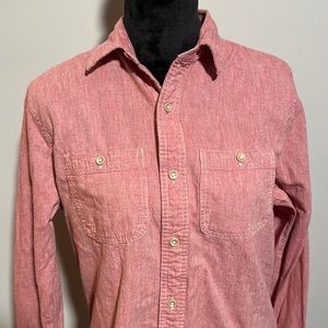 Red Abercrombie & Fitch Long Sleeve Shirt - Size M